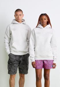 Толстовка Alpha Industries WORLD LOGO HOODIE UNISEX, Pastel Grey Melange/Grey
