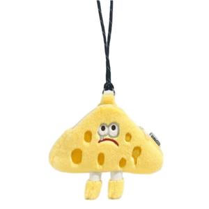 Плюшевый кулон с милым эмодзи сырным рисовым шариком высота 15см 77 SEVEN DREAM