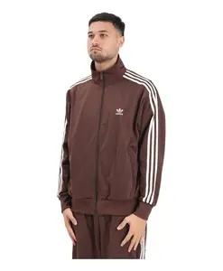 Толстовка на молнии Adicolor classics Firebird Adidas Originals, коричневый