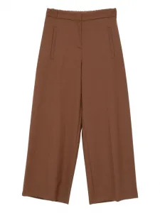 Брюки на эластичном поясе Merci, коричневый