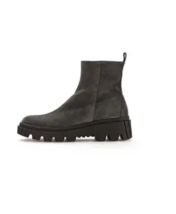 Замшевые ботильоны Gabor, серый