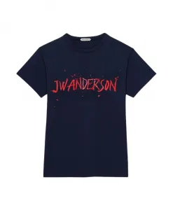 Круглая футболка Jw Anderson, синий