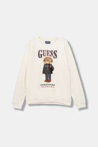 Детская хлопковая толстовка Guess, бежевый
