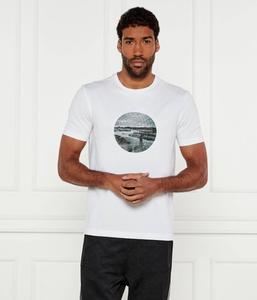 Футболка с графическим принтом Regular fit Boss Green, белый