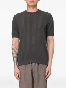 Футболка с круглым вырезом Drumohr, серый