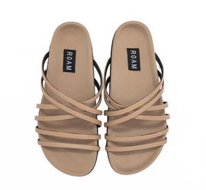 Женские сандалии X Flat в бежевом цвете ROAM