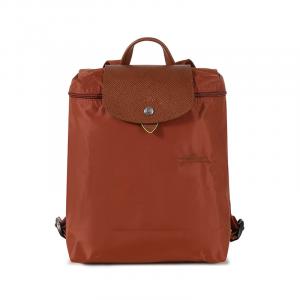 Le Pliage Green Recycled Canvas Рюкзак Женский Каштановый LONGCHAMP