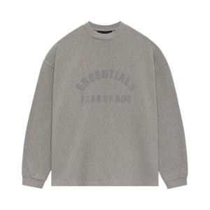 Футболка Fear Of God Essentials Fear of God Essentials Heavy Long-Sleeve Tee, серый