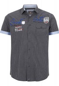 Рубашка с коротким рукавом AJULE JAN VANDERSTORM, темно-синий