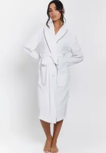 Легкий махровый халат Loungeable, White
