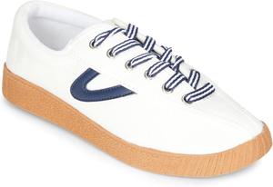 Женские кроссовки TRETORN Nyliteplus с кожаными шнурками, белый/синий/карамельный/темно-синий