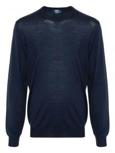 Fedeli джемпер с круглым вырезом, синий
