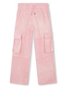 Givenchy Kids брюки карго с логотипом, розовый