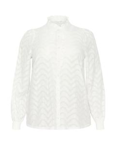 Блуза KAFFE CURVE Vitana, белый