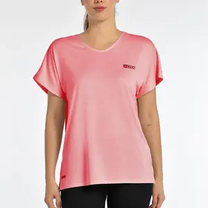 Футболка женская Vermizor с коротким рукавом +8000, малиновый