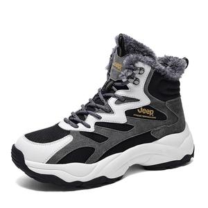 Водонепроницаемые противоскользящие полувысокие треккинговые ботинки Jeep мужские, бежевый