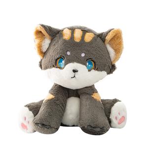 IDOR Плюшевая кукла, милый котенок, супермягкая, маленькая голубая кошка, высота 38 см