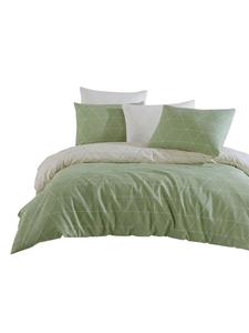 Постельное белье West в зеленом цвете Traumschlaf, 240x220 (2x 80x80 см)