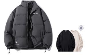 BOBBY ABLEY Унисекс пуховик, Gray (Comes with Sweater)