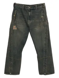 Джинсы с перекрученными карманами на молнии Andersson Bell, синий