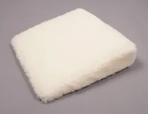 Подушка-клиновидная на автомобильное сиденье, шерстяная подушка-клиновидная на сиденье, примерно 40 x 40 x 8/1 см Linke-Licardo