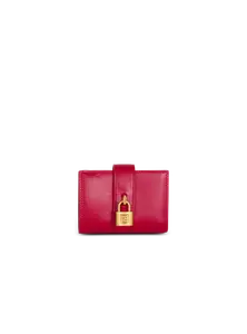 Кошелек из кожи Pulse Balmain, черный/розовый