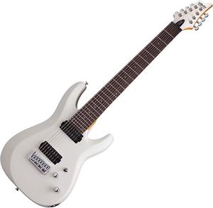 Электрогитара Schecter C-8 Deluxe Electric Guitar Satin White