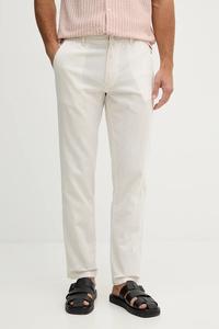 Брюки с добавлением льна Lindbergh, бежевый