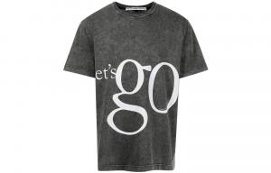 Футболка унисекс серая Alexander Wang, серый