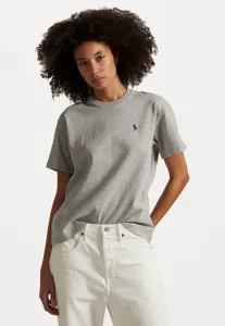 Футболка из хлопкового трикотажа свободного кроя, базовая футболка. Polo Ralph Lauren, Cobblestone Heather