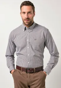 Рубашка vichykaro комфортного кроя Jp1880, Coffee