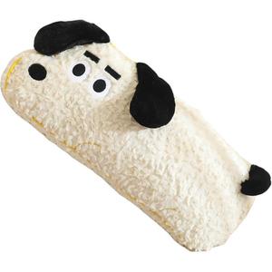 Очаровательные плюшевые куклы One Line Eyebrow Puppy высотой 70 см MERCONSER, белый