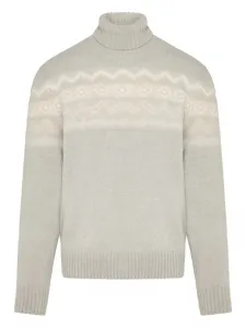 Джемпер из смесового шелка Eleventy, нейтральный