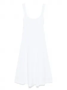 Поплиновое платье миди Patrizia Pepe, белый