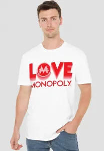 Футболка с принтом «монополия» ко дню святого валентина. Hasbro, White
