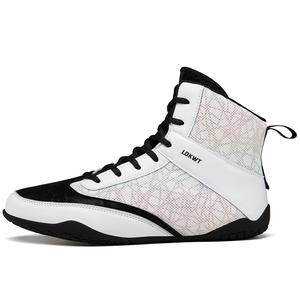 Противоскользящие и износостойкие дышащие кроссовки средней высоты унисекс LOKWT, White