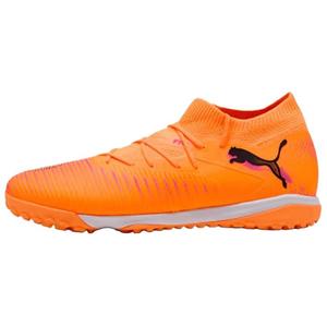 PUMA Кроссовки FUTURE 8 Shock Absorbers Slip Resistant Abrasion Resistant Soccer Shoes Unisex Orange Black