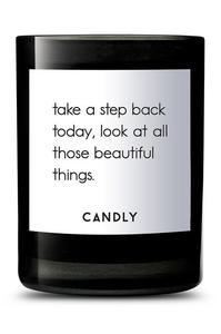 Свечи ароматические соевые Сделайте шаг назад 250 г Candly, черный