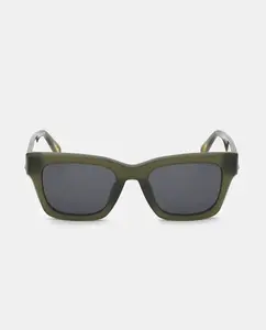 Солнцезащитные очки унисекс из квадратной ацетатной оправы Zadig & Voltaire, зеленый