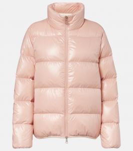 Пуховик Abbadia Moncler, розовый