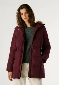 Пуховое пальто сары Pepe Jeans, Merlot Red