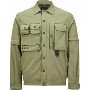 Moncler Grenoble Татра рубашка-куртка, Sage Green