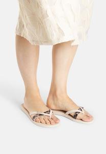 Сандалии с Т-образной застежкой ZEHENTRENNER KIREI CHIC FEM - Pool slides Ipanema, бежевый