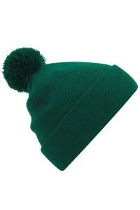 Оригинальная шапка с помпоном Beechfield, зеленый