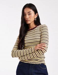 Лонгслив с длинным рукавом в полоску от Miss Selfridge