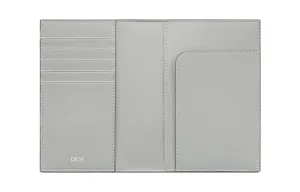 DIOR CD Diamond Canvas чехол для паспорта картхолдер кошелек паспортник мужской серый
