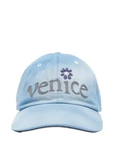 Вышитая хлопковая шапка ERL, синий