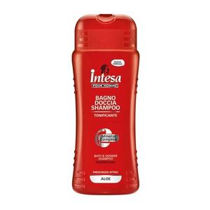 Жидкость для ванн и шампунь для мужчин 500мл Intesa, Aloe Bath & Shower Shampoo Pour Homme