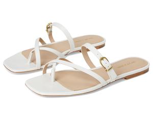 Сандалии Veronica Beard Marthe, Parchment White Leather