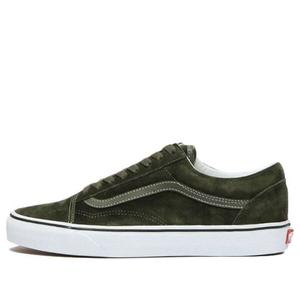 Кроссовки old skool 'pig suede - olive' Vans, зеленый